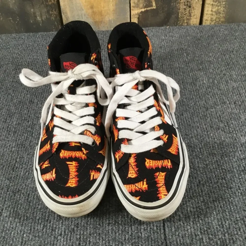 Vans Thrasher hi top skate shoes kids size 3.5